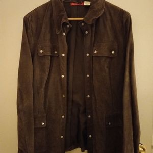 🏷Suede brown jacket.